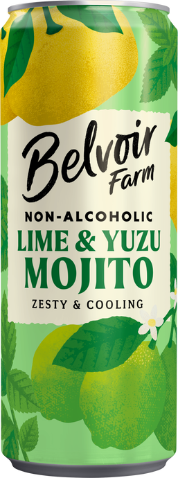 Belvoir Non-Alcoholic Lime & Yuzu Mojito 250ml