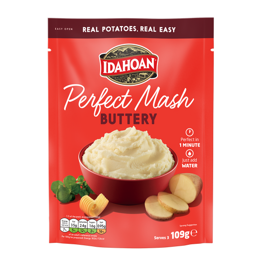 Idahoan Perfect Mash Buttery 109g Pack of 12