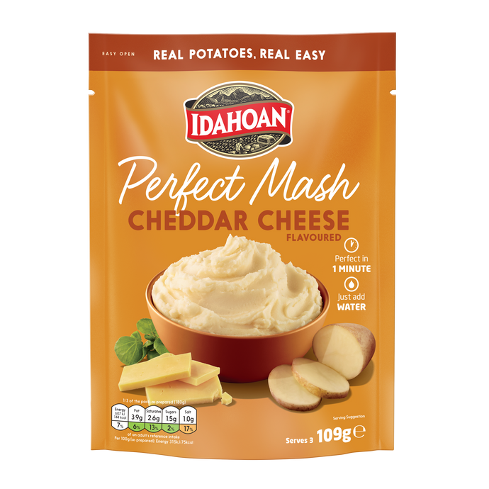 Idahoan Perfect Mash Cheddar Cheese 109g Sachet