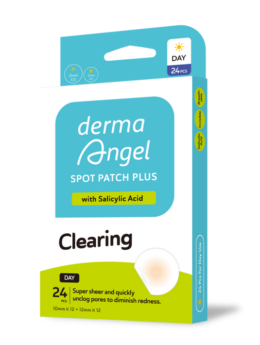 Derma Angel: 24 Day Acne Patch, Ultra-Thin, Absorbent Pimple Patch, spot patch with Salicylic Acid, Daytime Use