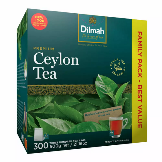 Dilmah Premium Ceylon Black Tea 300 Tea Bags 600g