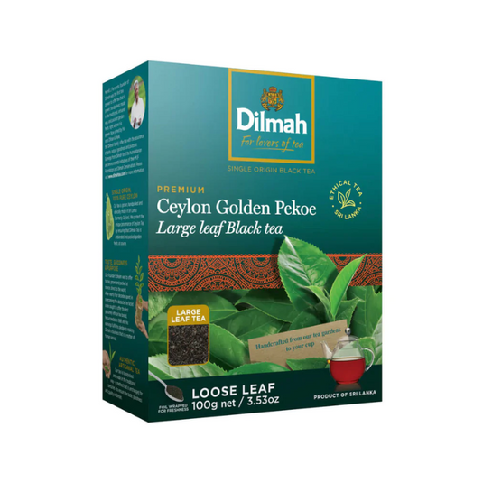 Dilmah Premium Golden Orange Pekoe Loose Black Leaf Tea 100g