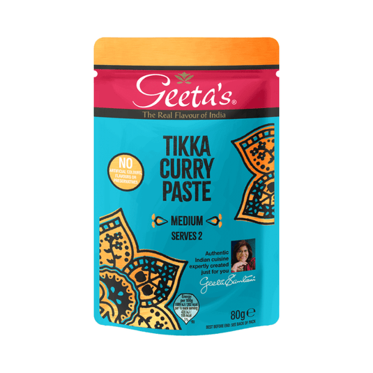 Geeta's Tikka Curry Paste Medium Spice 80g