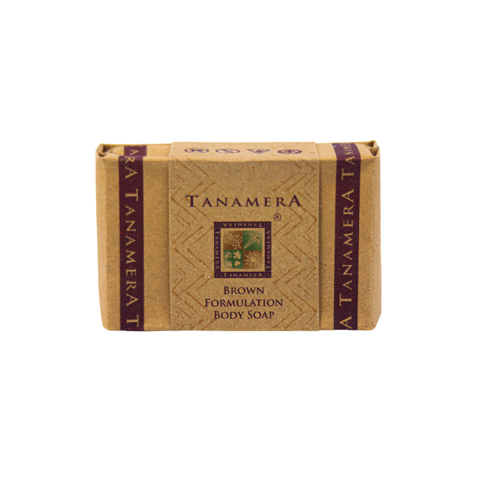 Load image into Gallery viewer, Tanamera Tropical Spa Products Brown Formulation Body Soap 125g
