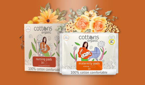 Cottons Organic Maternity & Nursing Pads