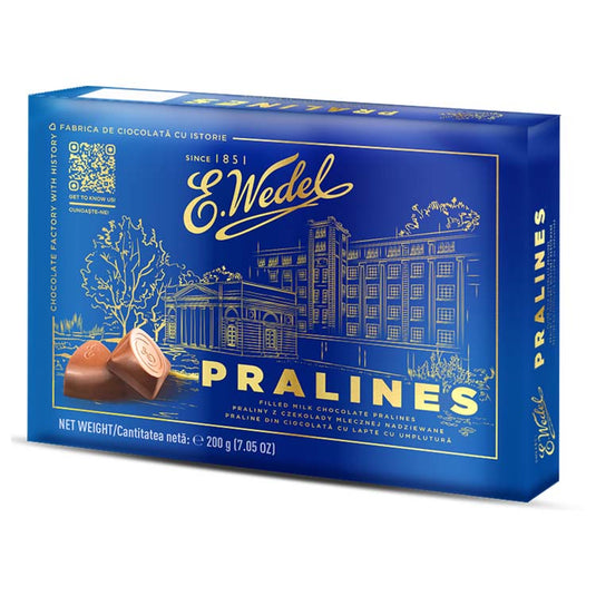 E.Wedel Chocolate Gift Box | Chocolate Box Pralines 200g – Assorted Espresso, Premium Pralines