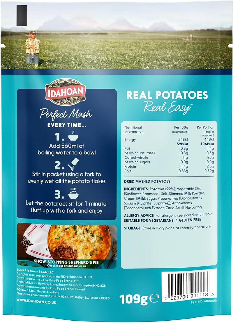 Load image into Gallery viewer, Idahoan Perfect Mash Classic 109g Pack of 4
