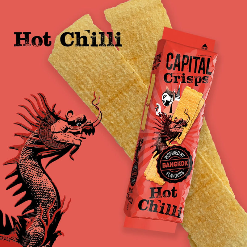 Load image into Gallery viewer, Capital Crisps World Tour Bundle Pack of 4 x 75g - Elongated Crisps. Multipack Crisps, Vegetarian Snacks, Healthy Snack

