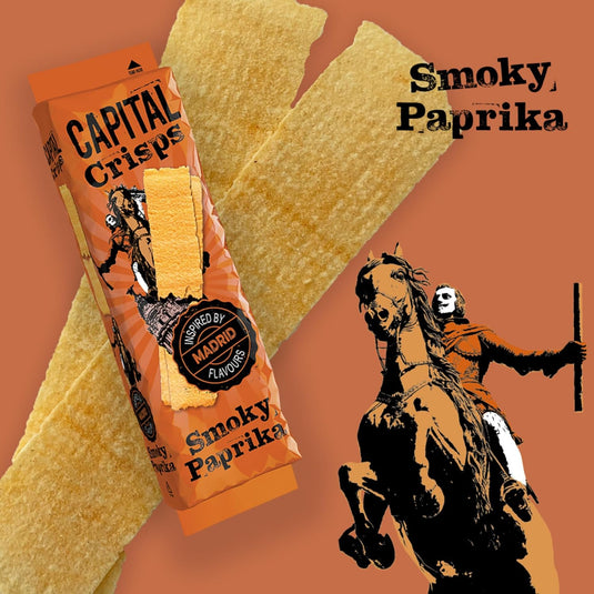 Capital Crisps World Tour Bundle Pack of 4 x 75g - Elongated Crisps. Multipack Crisps, Vegetarian Snacks, Healthy Snack