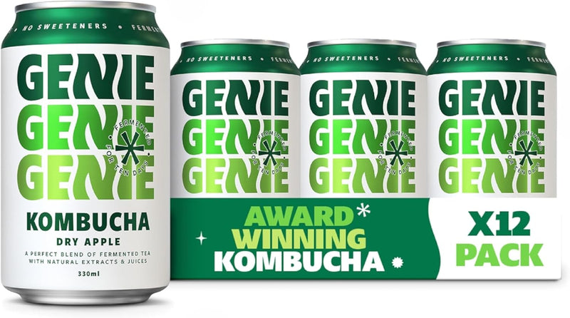 Load image into Gallery viewer, GENIE Dry Apple Kombucha
