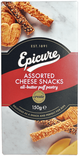 Epicure Assorted Cheese Snacks 150g
