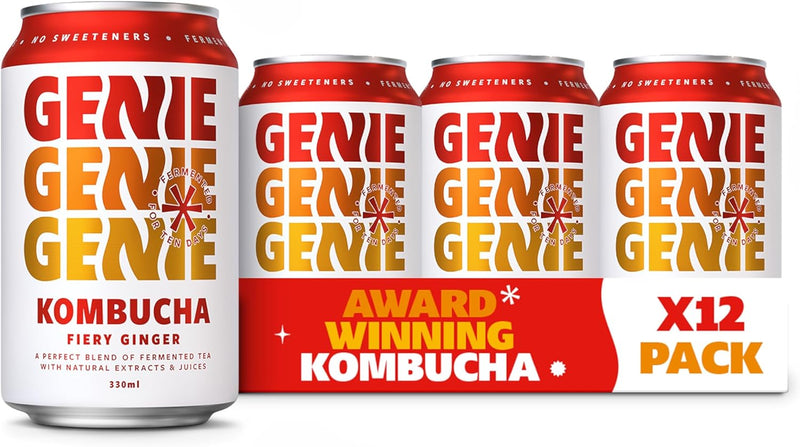 Load image into Gallery viewer, GENIE Fiery Ginger Kombucha
