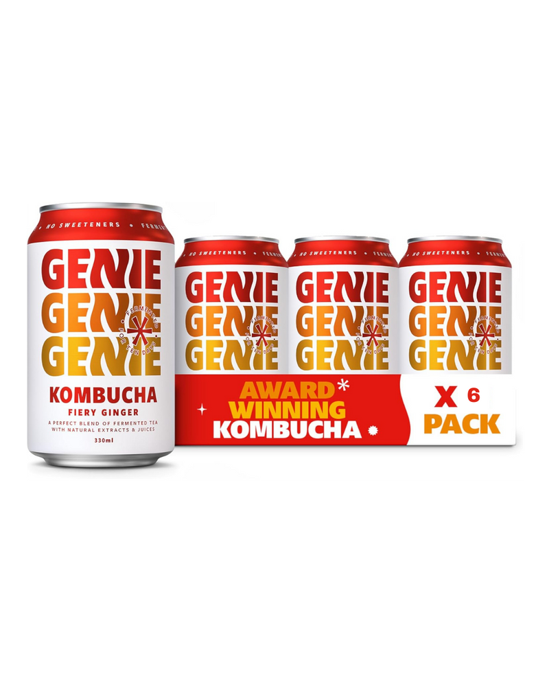 Load image into Gallery viewer, GENIE Fiery Ginger Kombucha
