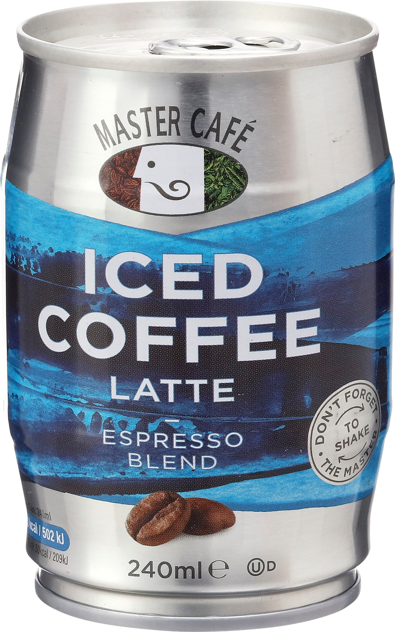 Load image into Gallery viewer, Master Café Iced Coffee in Cans, Latte 240ml
