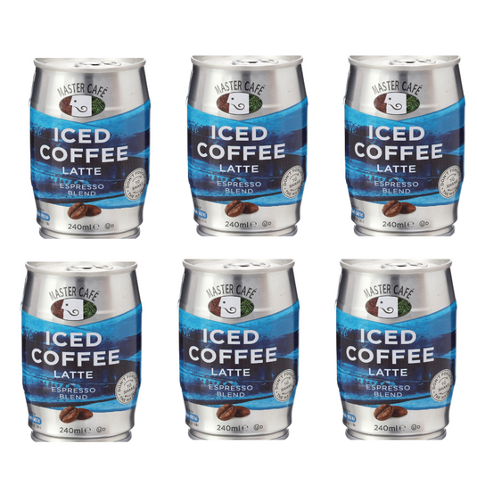 Master Café Iced Coffee in Cans, Latte 240ml