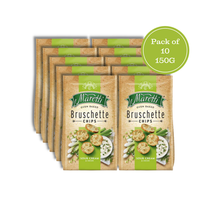 Maretti Sour Cream & Onion 150g Pack of 10
