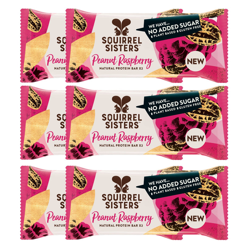 Load image into Gallery viewer, Squirrel Sisters Peanut Raspberry Snack Bar – Vegan, Gluten-Free, No Added Sugar
