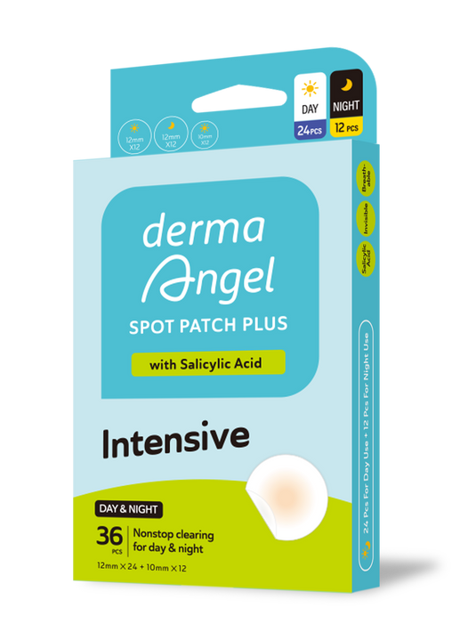 Derma Angel Acne Patch Kit: 24 Day & 12 Night Pimple Patch, spot patches with Salicylic Acid