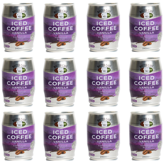 Master Café Iced Coffee in Cans, Vanilla 240ml