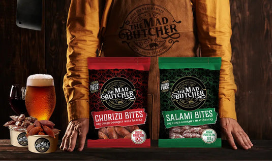 Mad Butcher Chorizo Bites | Pack of 12 – 40 g Mini Chorizo Snack