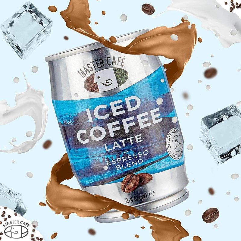 Load image into Gallery viewer, Master Café Iced Coffee in Cans, Latte 240ml
