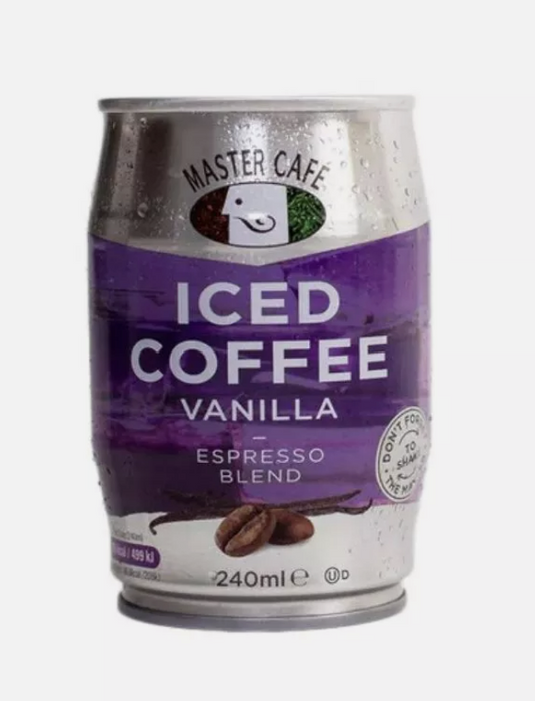 Master Café Iced Coffee in Cans, Vanilla 240ml