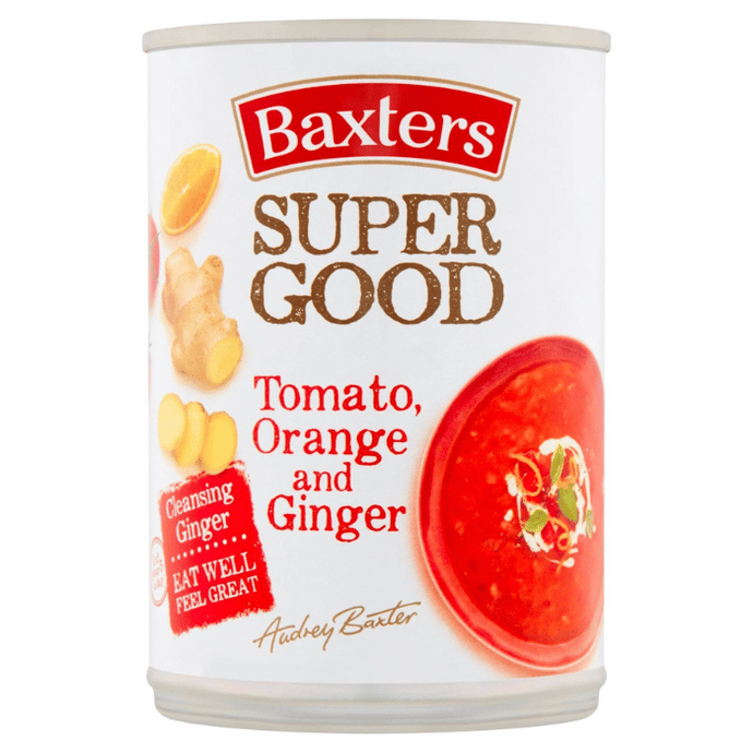 Baxters Super Good Tomato, Orange & Ginger Soup 400g
