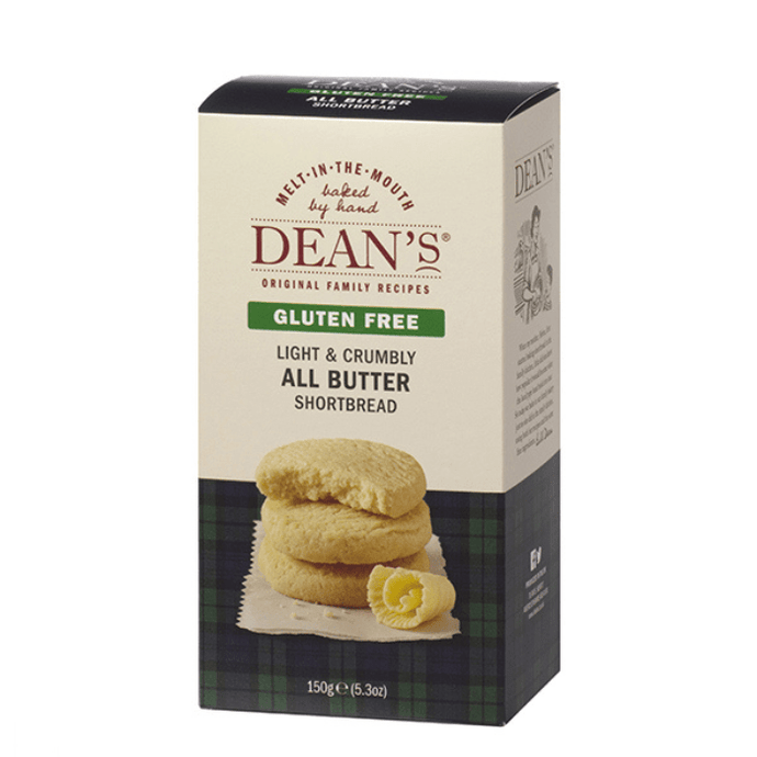 Dean's Gluten Free Light & Crumbly All Butter Shortbread Rounds 150g