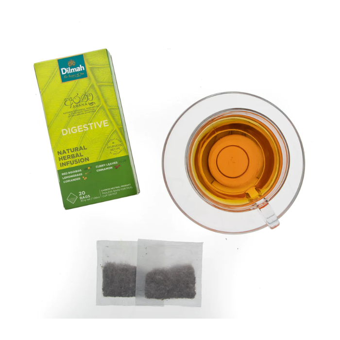Load image into Gallery viewer, Dilmah Digestive Arana Herbal Infusion 20 Tagless Tea Bags 30g
