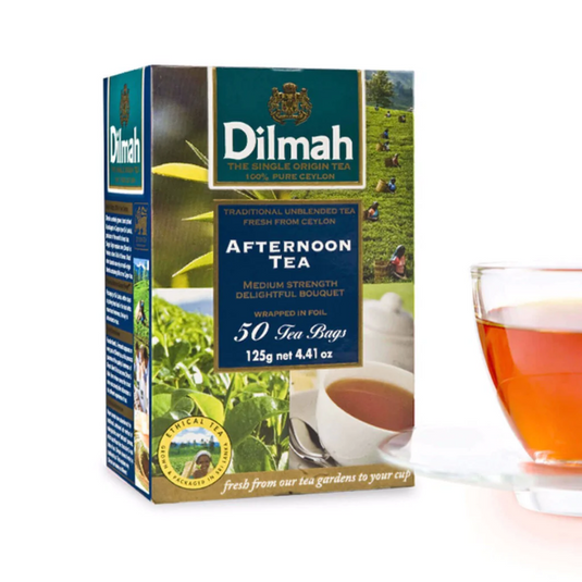 Dilmah English Afternoon Tea 50 Tagless Tea Bags 125g