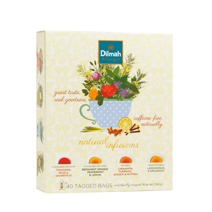 Load image into Gallery viewer, Dilmah Natural Infusions Gift Pack 40 Tea Bags
