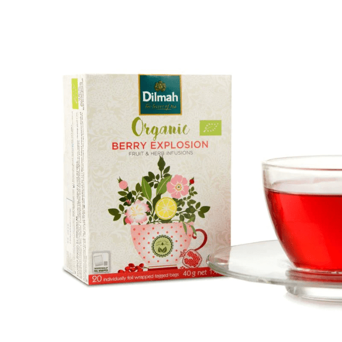 Dilmah Organic Berry Explosion 20 Tea Bags 40g
