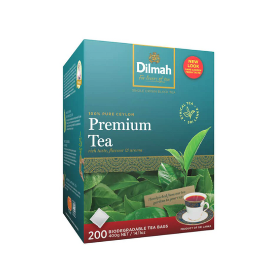 Dilmah Premium Ceylon Black Tea 200 Tea Bags 400g