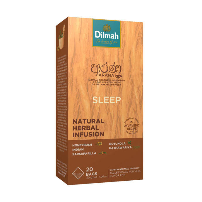 Dilmah Sleep Arana Natural Herbal Infusion 20 Tagless Tea Bags 30g