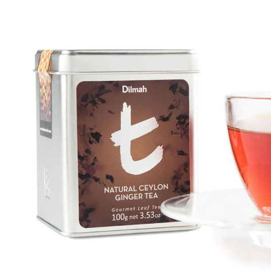 Dilmah t-Series Natural Ceylon Ginger Tea Loose Leaf Tea 100g