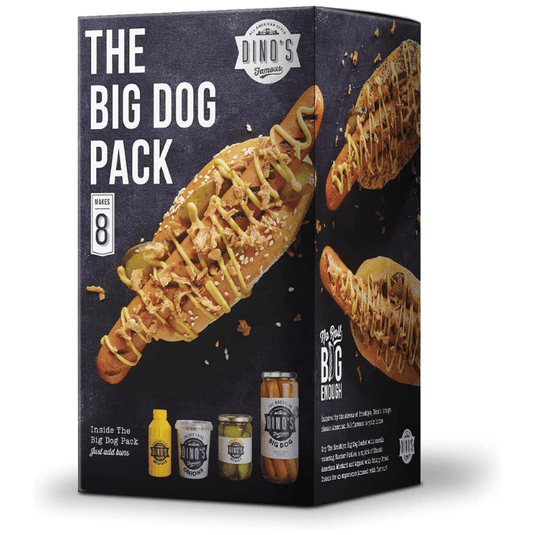 Dino's Famous The Big Dog Pack Hot Dog Meal Kit