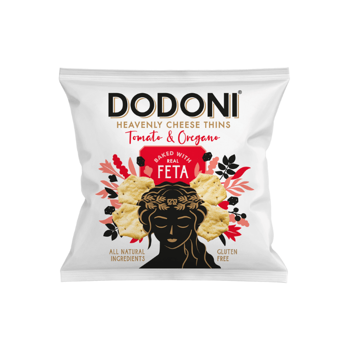 Dodoni Heavenly Cheese Thins Tomato and Oregano