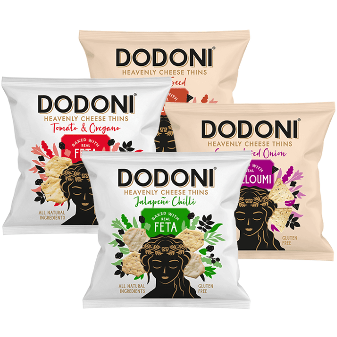 Dodoni Heavenly Cheese Thins Heavenly Hosting Bundle 4x 80g