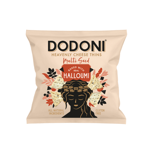Dodoni Heavenly Cheese Thins Multi Seed