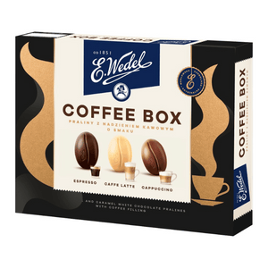 E.Wedel Chocolate Pralines With Coffee Filling Gift Box 100g