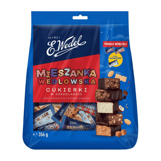 E.Wedel Mieszanka Wedlowska Mixed Dark Chocolate Covered Candies 365g