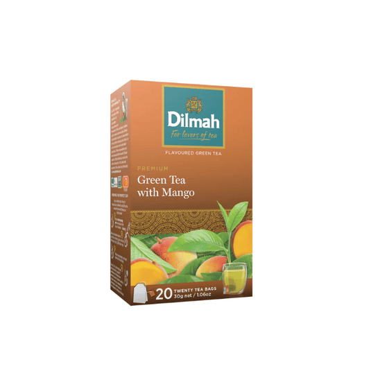 Dilmah Green Tea With Mango 20 Tea Bags 30g