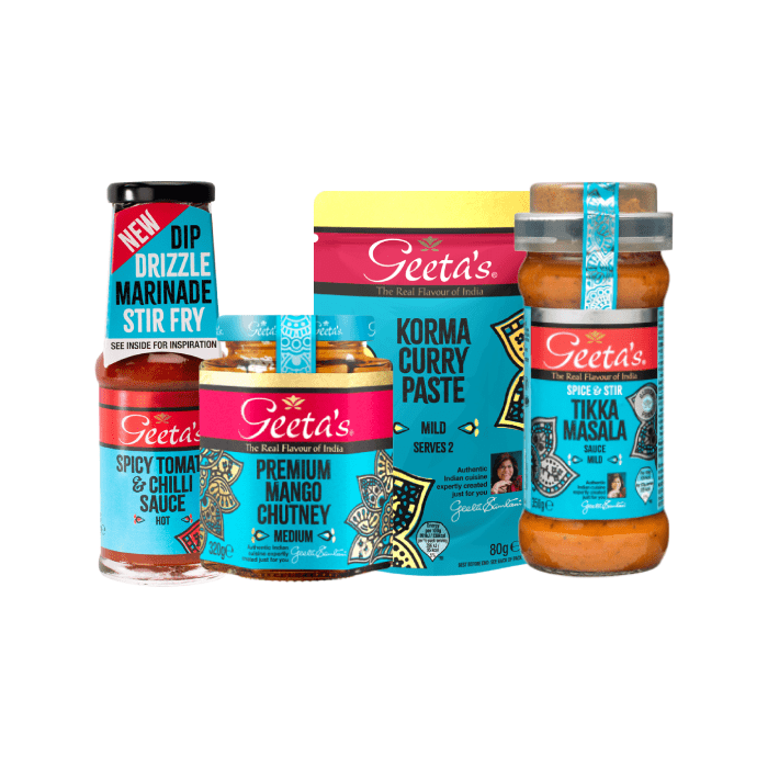 Load image into Gallery viewer, Geeta&#39;s Gluten Free Family Favourites Indian Night Bundle

