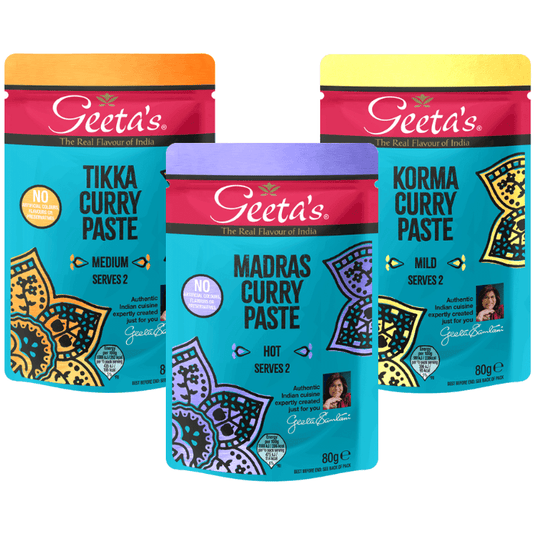 Geeta's Gluten Free Selection of Curry Paste