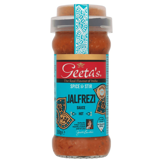 Geeta's Jalfrezi Spice & Stir Hot Sauce 350g