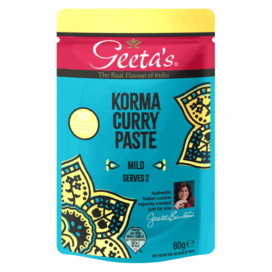 Geeta's Korma Curry Paste Mild Spice 80g