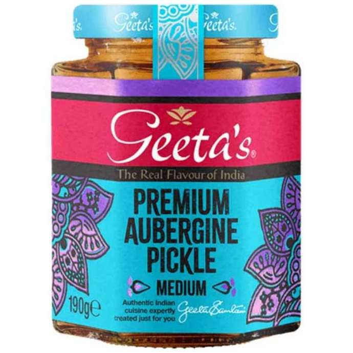 Geeta's Premium Aubergine Pickle 190g