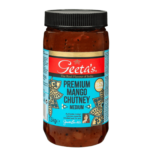 Geeta's Premium Mango Chutney 1.5kg Medium Spice