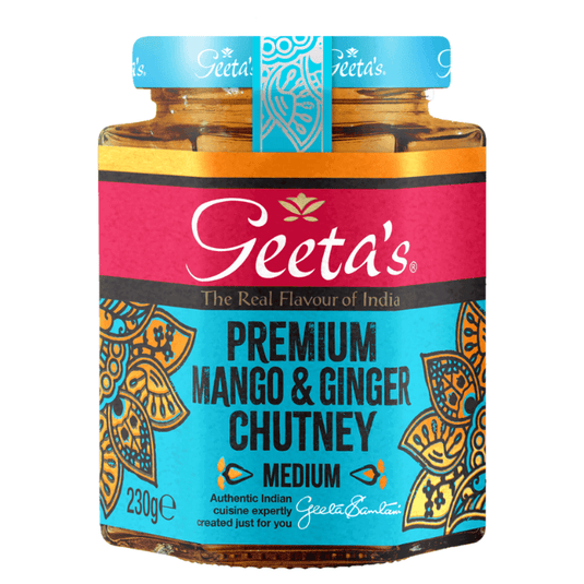 Geeta's Premium Mango & Ginger Chutney Medium Spice 230g