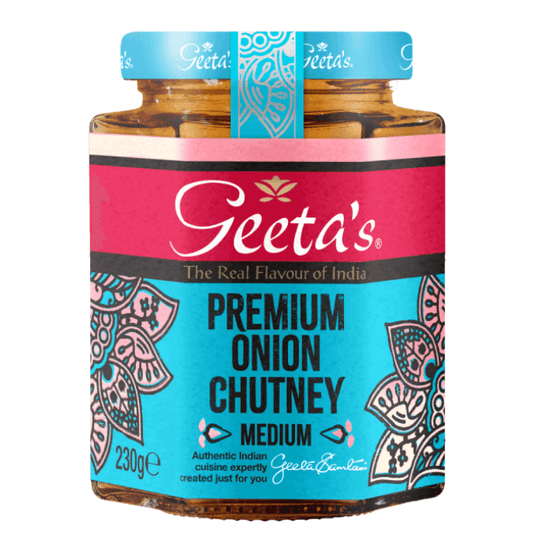 Geeta's Premium Onion Chutney Medium Spice 230g